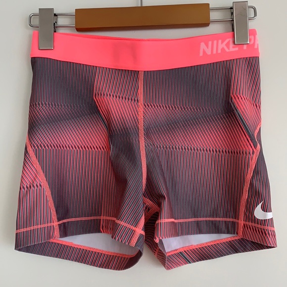 Nike Pants - Nike Pro Dri-Fit Spandex Shorts 3" Pink SzM